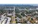 An aerial view of a charming home in a neighborhood close to the lake and highway at 506 8Th Ave Sw, Largo, FL 33770