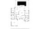 Detailed floor plan showcasing the layout of the home including bedrooms, bathrooms, kitchen, and living areas at 9397 Merriweather Dr, Weeki Wachee, FL 34613