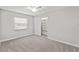 View of the bedroom with standard closet with shelving at 9851 Domingo Dr, Brooksville, FL 34601