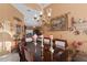 Formal dining room with elegant chandelier and traditional decor for sophisticated dining at 1086 Hook Dr, Spring Hill, FL 34608