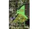Aerial view of property showing flood zones, wetlands, and approximate water line at 14821 Sassandra Dr, Odessa, FL 33556