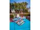Close up of book, flower, wine, and glasses on a waterfront dock with a lovely view at 1616 Sea Breeze Dr, Tarpon Springs, FL 34689