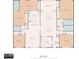 Detailed floor plan showcasing the layout of the house with dimensions for each room at 2261 Swedish Dr # 33&35, Clearwater, FL 33763