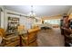 Cozy living room with a glass dining table and inviting decor at 2261 Swedish Dr # 33&35, Clearwater, FL 33763