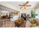 Open living space with a dining area, sofa and desk area at 2261 Swedish Dr # 33&35, Clearwater, FL 33763
