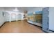 Well-lit lobby with mailboxes, neutral walls and painted murals at 2261 Swedish Dr # 33&35, Clearwater, FL 33763