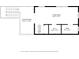 Floor plan layout for second floor featuring living room, kitchenette, walk-in closet, covered deck, and bath at 5319 Ray Dr, Weeki Wachee, FL 34607