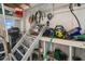 Garage with a variety of tools and equipment at 5319 Ray Dr, Weeki Wachee, FL 34607