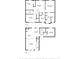 Detailed first and second floor plan layout with room dimensions at 6209 Radford St, Spring Hill, FL 34606