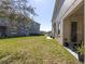 Spacious backyard area with well-maintained lawn, perfect for outdoor entertaining and relaxation at 6741 Citrus Creek Ln, Tampa, FL 33625