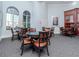 A large room with round tables and wood chairs for a nice get together at 700 S Harbour Island Blvd # 807, Tampa, FL 33602