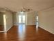 Bright living room with hard wood floors and lots of natural light at 7106 Green Abbey Way, Spring Hill, FL 34606