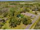 An aerial view that displays the building and greenery at 7381 Lykes Dublin Rd, Brooksville, FL 34601