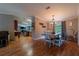 Cozy dining area next to the kitchen with ample space at 13024 Mohican Ave, New Port Richey, FL 34654
