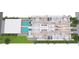 Upstairs floor plan boasts bedrooms with ensuites and walk in closets, plus laundry room and dual rooftop pools at 145 5Th N Ave, St Petersburg, FL 33701