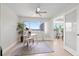 Bright home office with a waterfront view at 5000 Galleon Ct, New Port Richey, FL 34652