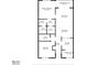 Detailed floor plan showcasing the layout of this condo featuring two bedrooms and a screened balcony at 8211 Brent St # 816, Port Richey, FL 34668