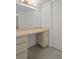 Spacious vanity with ample storage, a large mirror, and great lighting at 8211 Brent St # 816, Port Richey, FL 34668