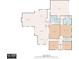 Detailed floor plan showcasing the layout of this inviting home, including the kitchen, bedrooms, and bathrooms at 120 Read St, Tarpon Springs, FL 34689