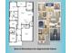 Detailed floor plan showcasing the layout and dimensions of the spacious home at 16284 Sandusky St, Brooksville, FL 34604