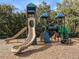 Community playground has a modern climbing structure with slides and climbing walls at 2330 Tarragon Ln, Trinity, FL 34655
