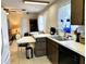 Classic kitchen featuring a double sink and an adjacent casual dining space at 2630 63Rd S Ave, St Petersburg, FL 33712