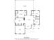 Detailed floor plan showcasing the layout with three bedrooms, two bathrooms, and an open-concept living area at 29341 Rhodin Pl, Wesley Chapel, FL 33545