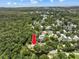 House on river with beautiful trees and foliage; ocean view in the distance at 6090 Waverly Rd, Weeki Wachee, FL 34607