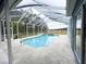 Screened-in pool area, perfect for outdoor enjoyment and entertaining by the pool at 6393 Pinehurst Dr, Spring Hill, FL 34606