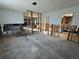 View of living room showcasing exposed framing and an open floor plan, perfect for your custom design at 8607 Longboat Ln, Hudson, FL 34667