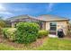 Beautiful backyard with mature landscaping, a grill, and lush green hedges for privacy at 2336 Edelweiss Loop, Trinity, FL 34655