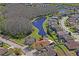 An overhead view of a beautiful community with ponds, and lush landscaping at 3042 Gianna Way, Land O Lakes, FL 34638