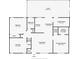 Detailed floor plan showcasing the layout of the home, including bedrooms, bathrooms, and living areas at 3209 Kismet Ct, New Port Richey, FL 34655