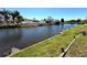 Waterfront view of a beautiful canal, enhancing the property's appeal with water access and natural beauty at 4030 Grayton Dr, New Port Richey, FL 34652