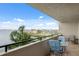 Balcony with seating and waterfront views at 6035 Sea Ranch Dr # 408, Hudson, FL 34667