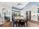 Bright eat-in kitchen area features stainless steel appliances and updated cabinetry at 625 Lafayette Blvd, Oldsmar, FL 34677