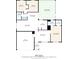Dimensioned floor plan featuring a living room, bedrooms, screened porch, and total square footage of the home at 7205 Pinehurst Dr, Spring Hill, FL 34606