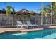 Refreshing pool with brick trim, perfect for relaxing and soaking up the sun at 7901 Willow Brook Ct, Hudson, FL 34667