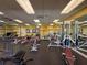 Community gym featuring weightlifting machines and ample space for a comprehensive workout at 18045 Tarrington Pl, Hudson, FL 34667