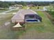 This single Gathering home has a pristine screened in pool in a large back yard at 18317 Treehaven Dr, Hudson, FL 34667