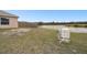Tranquil backyard featuring a well system with a view of the pond at 18317 Treehaven Dr, Hudson, FL 34667