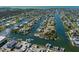 Waterfront homes with canals leading to the Gulf, offering private boat access at 4046 Casa Ct, Hernando Beach, FL 34607