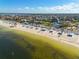 Wonderful view of a beach with calm waters and shelters for community residents at 4924 Dory Dr, New Port Richey, FL 34652