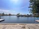 View of the waterfront and private dock area at 6522 Nautical Isle, Hudson, FL 34667