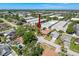 An aerial view of the property shows easy access to nearby commercial services and amenities at 7215 121St Ter, Largo, FL 33773