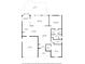 Detailed floor plan showcasing layout of living spaces, bedrooms, bathrooms, and kitchen at 7305 Sugarbush, Spring Hill, FL 34606