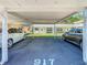 Assigned covered parking space with clearly marked number at 11917 Bayonet Ln # 11917, New Port Richey, FL 34654