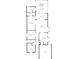 Detailed floor plan showcasing the layout of the home, including the bedrooms, living spaces, and outdoor areas at 9131 Rhett Ln, Weeki Wachee, FL 34613