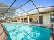 Stunning pool and spacious patio area, great for entertaining and relaxing outdoors at 9630 Southern Belle Dr, Weeki Wachee, FL 34613