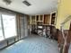 Interior shot of kitchen being remodeled and showing the wall construction at 13930 Berkowitz Ave, Hudson, FL 34667